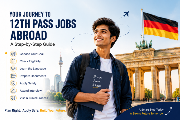 12th pass jobs in abroad