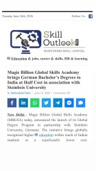 Magic Billion Global Skills Academy brings German Bachelor’s Degrees to India at Half Cost in association with Steinbeis University